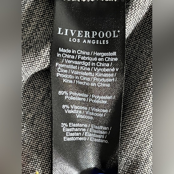 Liverpool Tan Sand Plaid Blazer w Stretch Size Small 4-6 - Picture 8 of 10